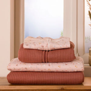 Leichter Baumwollschlafsack 6-18 m 0,4 TOG – Pure Pink Blush - Tublu.de