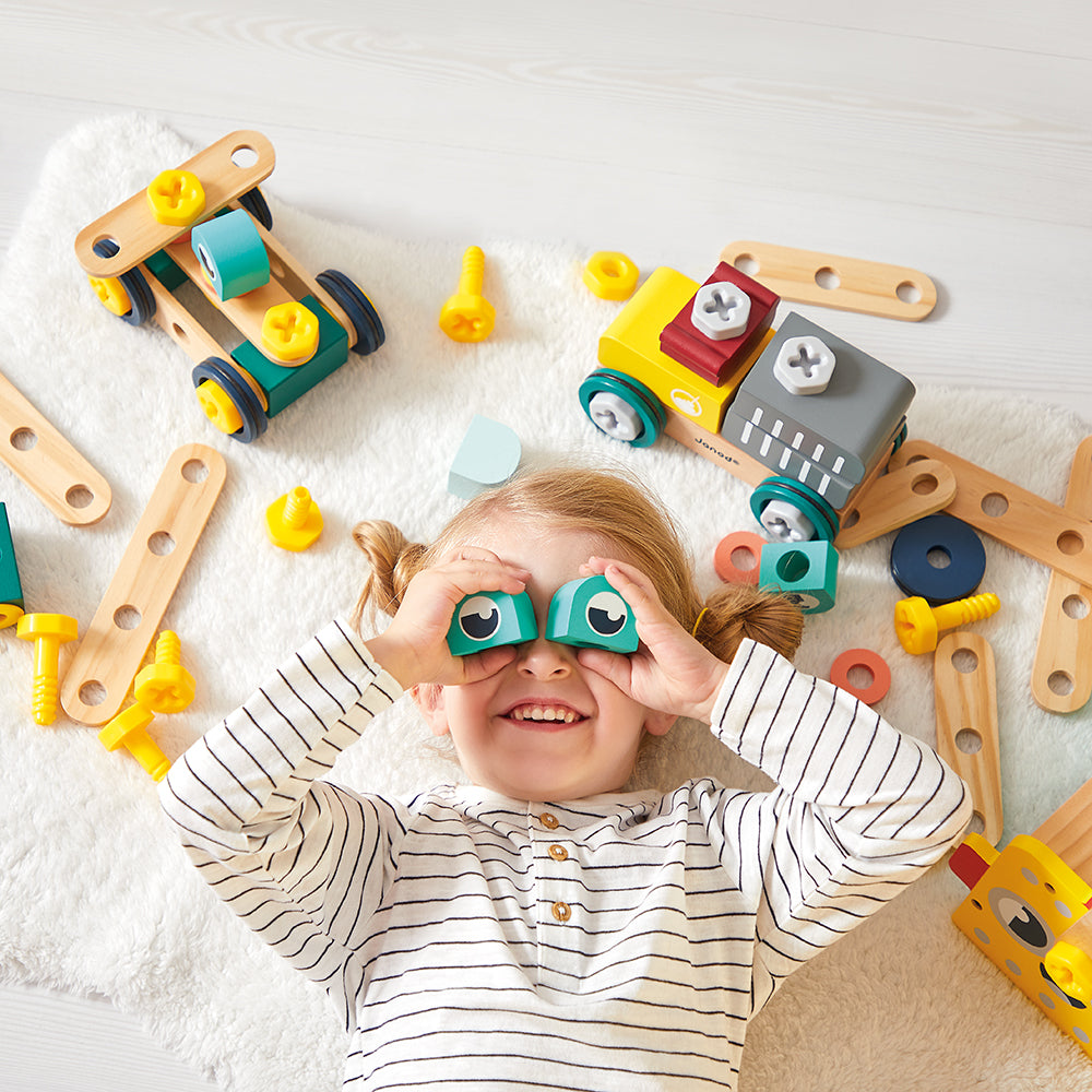 Bausatz mit 100 Teilen von Brico'kids