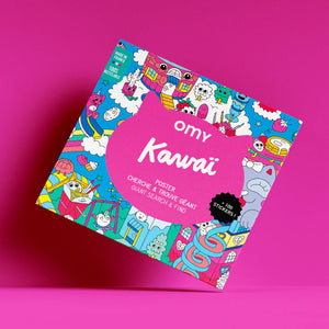 Poster mit Stickern – Kawaii - Tublu.de