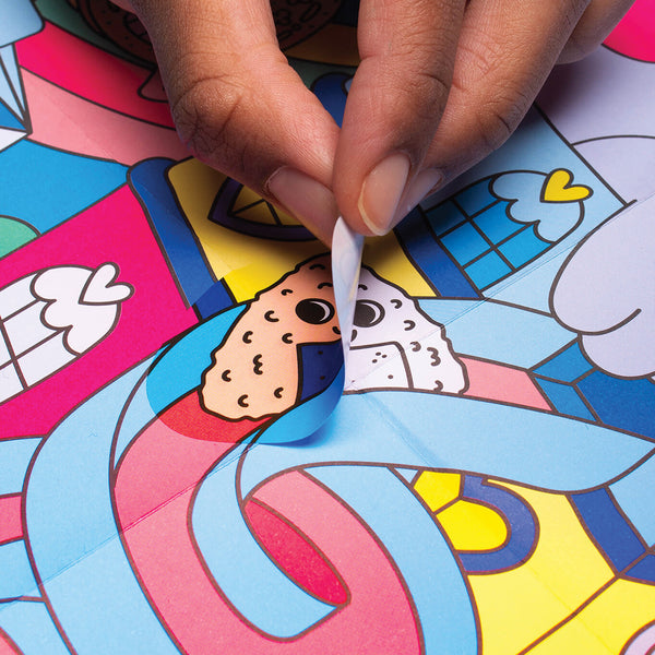 Poster mit Stickern – Kawaii - Tublu.de