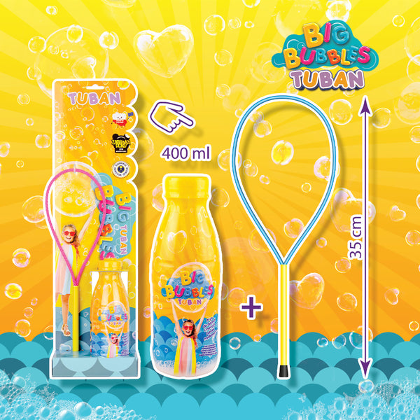 Set Seifenblasenring + Flüssigkeit 400 ml