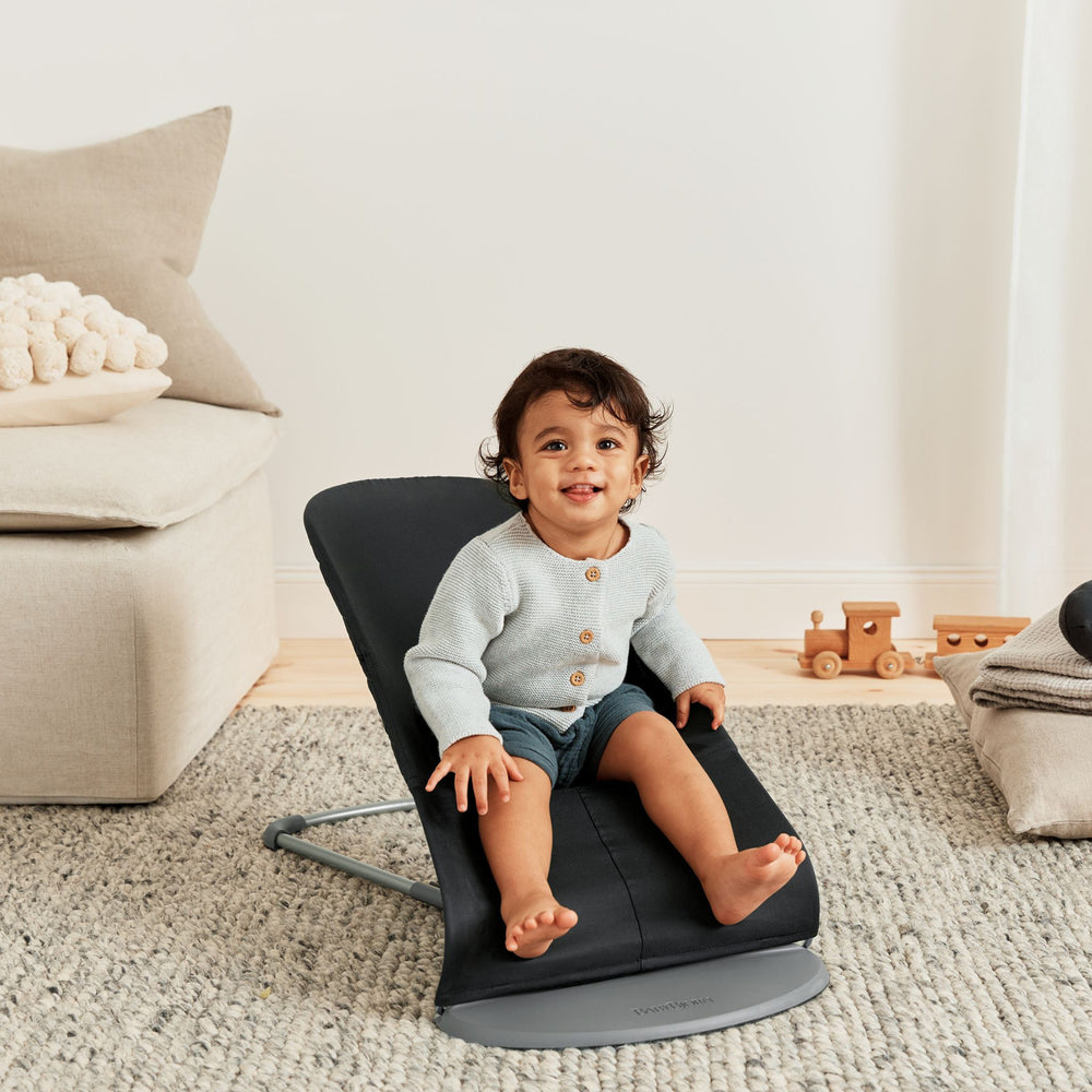 Babywippe BLISS WOVEN – Schwarz