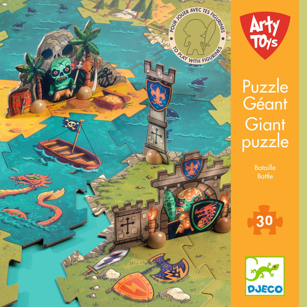 Puzzle aus Pappe Arty Toys  - Schlacht - Tublu.de