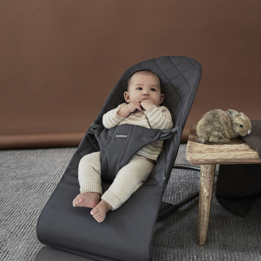 Babywippe BLISS WOVEN – Anthrazit