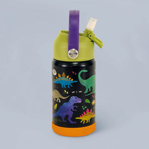 Stahlflasche, 400 ml bidon - Dinosaurier - Tublu.de