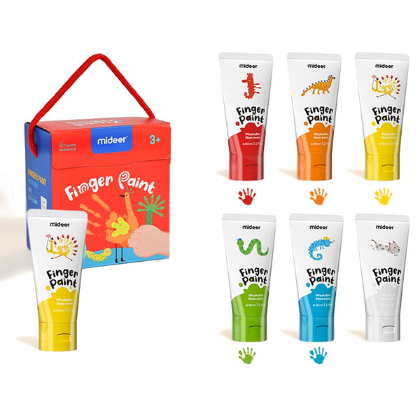 Fingerfarben – 6 Farben - Tublu.de