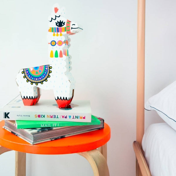 Kreativset DIY 3D-Lampe – Lama - Tublu.de