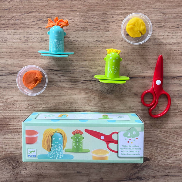 Set mit Modelliermasse - Friseursalon - Tublu.de