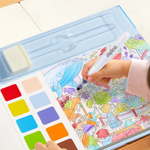 Großes Aquarell-Malbuch – Reise ins Zauberland - Tublu.de