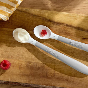 Fütterlöffel 2 Stück – Light Grey