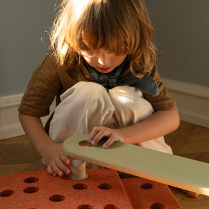 Beams Balance Board – Burnt Orange/Dusty Green 2 Stück - Tublu.de