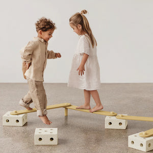 Beams Balance Board – Burnt Orange/Dusty Green 2 Stück - Tublu.de