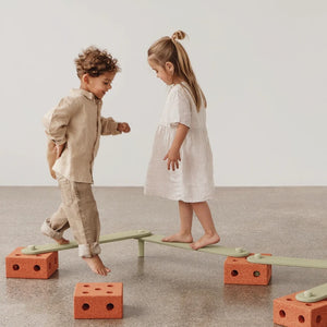 Balance Track Set – Burnt Orange/Dusty Green - Tublu.de