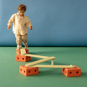 Balance Track Set – Burnt Orange/Dusty Green - Tublu.de