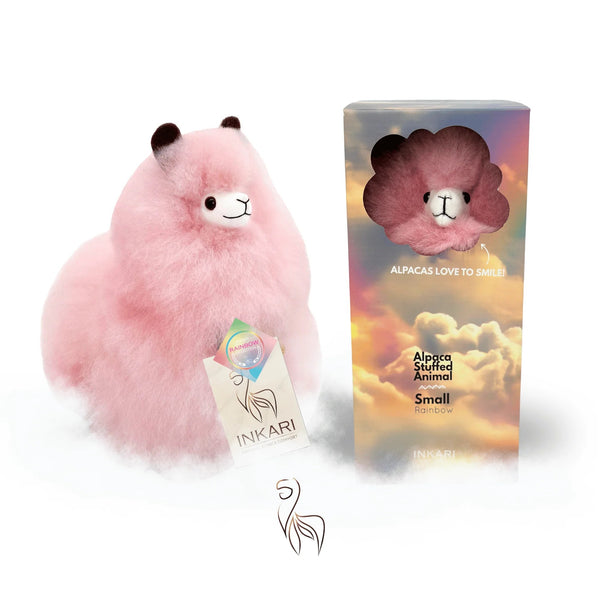 Fluffiges Maskottchen Apaka Rainbows – Zuckerwatte 23 cm