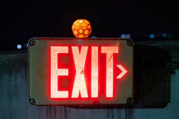 Leuchtender Moonshine Ball - orange