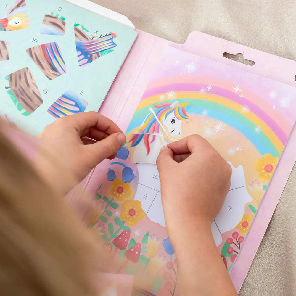 Kreativset zum Bekleben nach Zahlen – Magischer Garten - Tublu.de