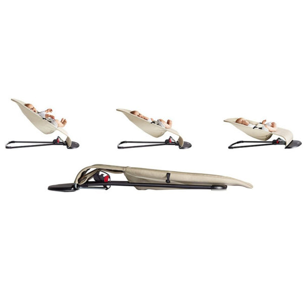 Babywippe BALANCE SOFT WOVEN/JERSEY Tri Fabric – Sandgrau