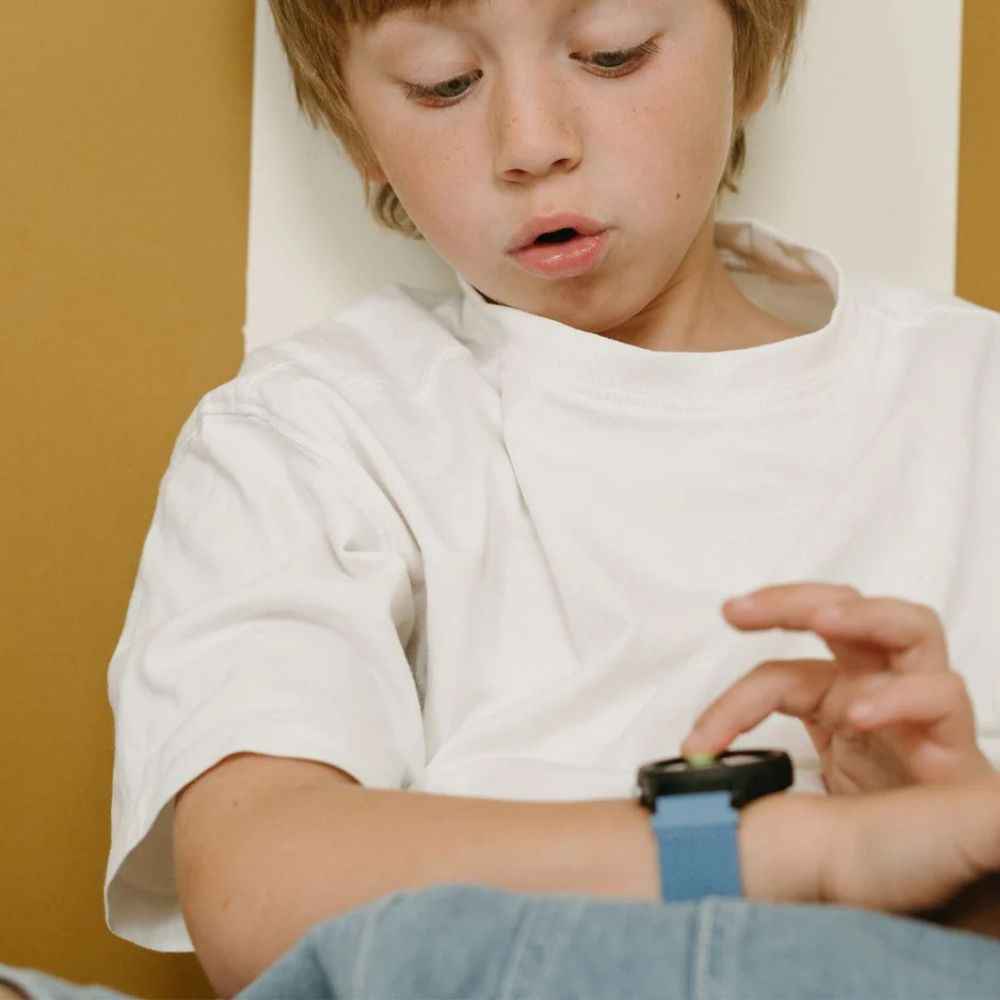 Smartwatch-Uhr – blau