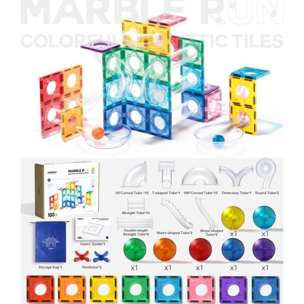 Magnetische Kugelbahn 100 Teile