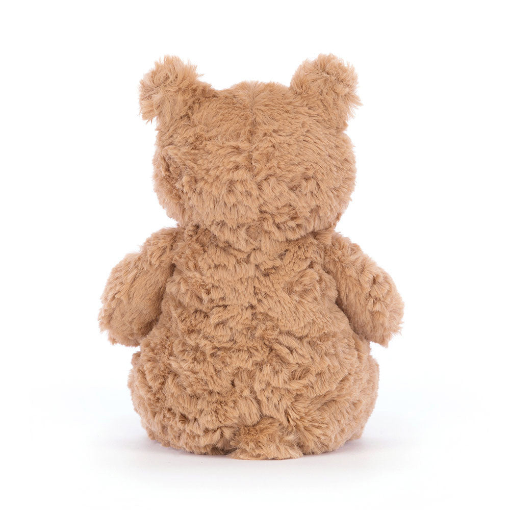 Plüschbär Jellycat – Bartholomew 14 cm weicher brauner Kuschelbär sitzend