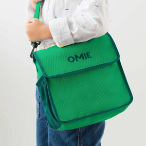 Lunchbag OmieTote – Green von OMIE grüne Lunchbag aus robustem Material mit verstellbarem Schulterriemen