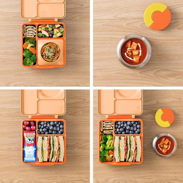 Lunchbox mit Thermoskanne OmieBox – Poppy Orange