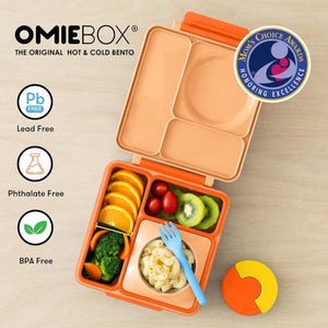 Lunchbox mit Thermoskanne OmieBox – Poppy Orange
