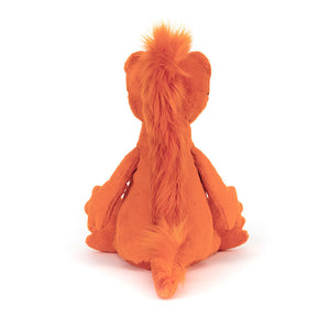 Jellycat Plüsch-Frösche 30 cm orangefarbener Kuschelfrosch mit flauschigem Rücken
