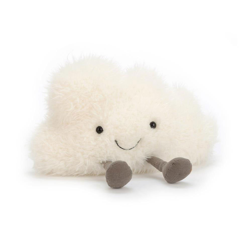 Jellycat Przytulanka Plüschwolke Creme 22 cm mit weichem, flauschigem Material und süßem Gesicht