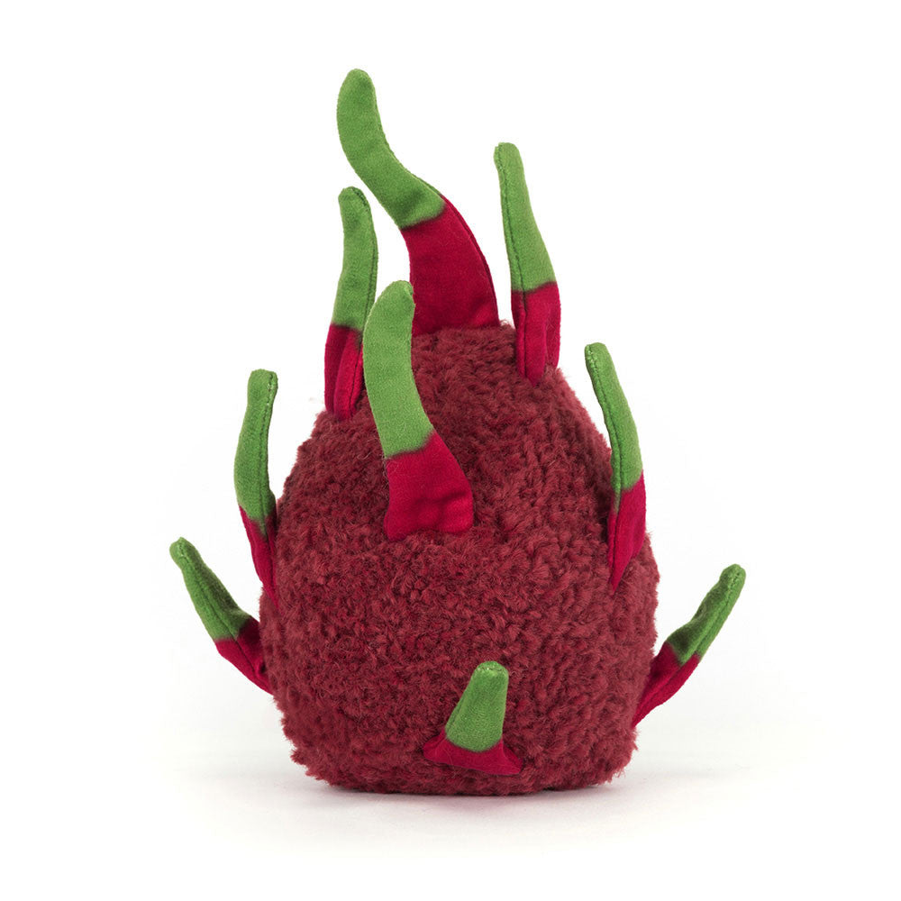 Jellycat Plüsch-Drachenfrucht 22 cm Kuscheltier mit freundlichem Gesicht und weichen Beinen