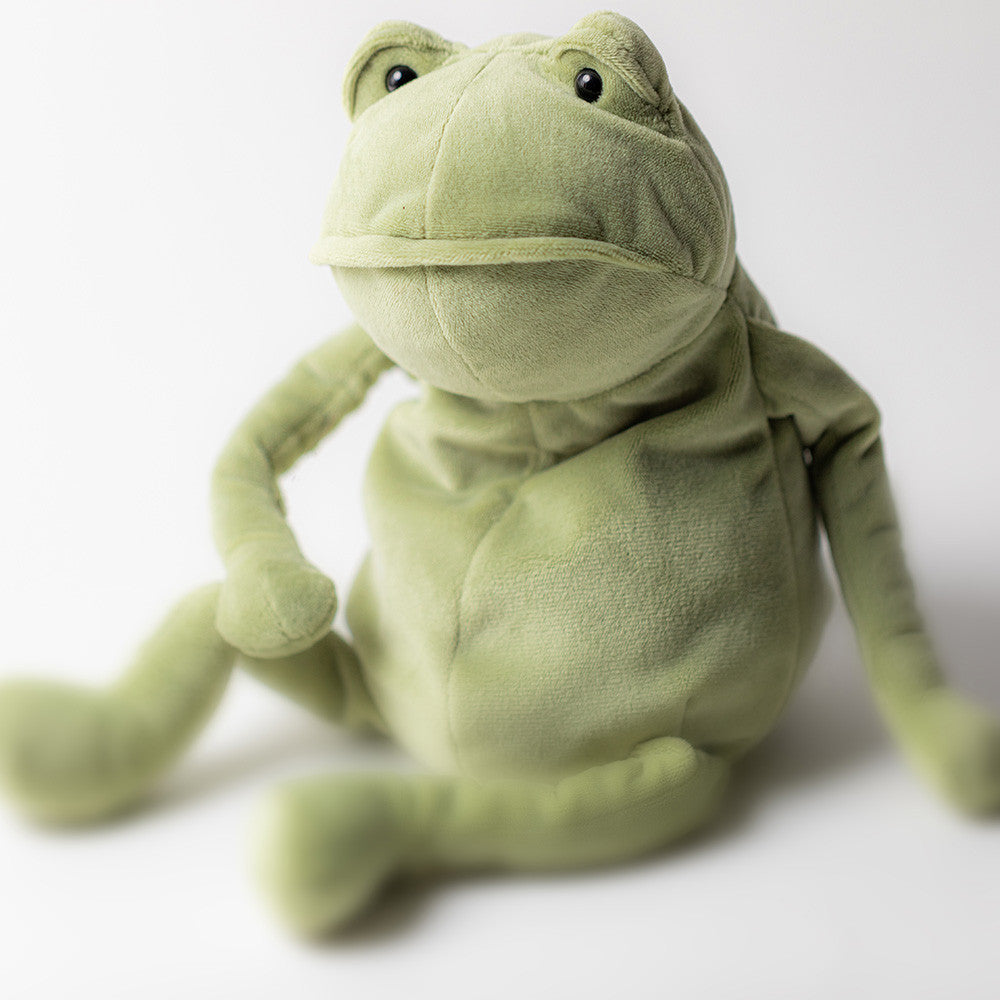 Plüsch Frosch Ferguson 33 cm von Jellycat, weiches grünes Kuscheltier für Kinder