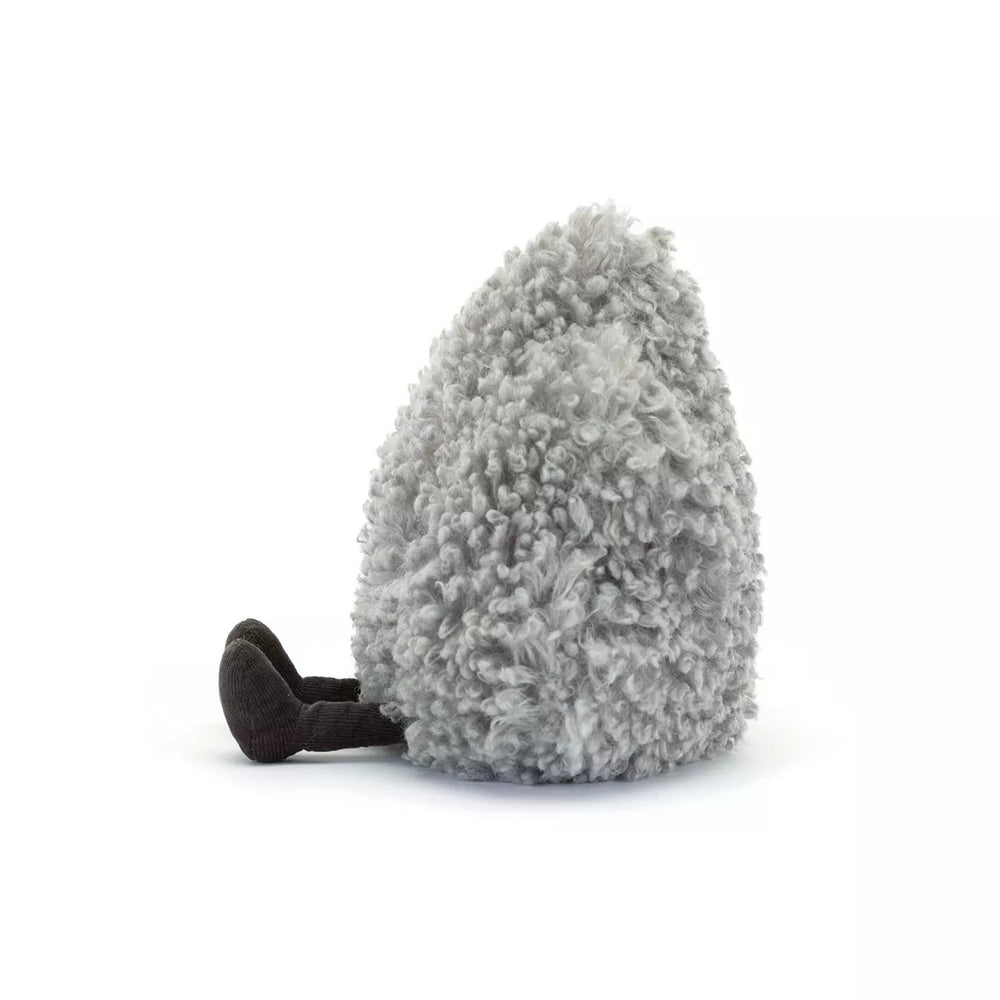 Jellycat Plüsch-Gewitterwolke 26 cm Kuschelige graue Wolken-Plüschfigur mit niedlichem Gesicht und Beinen