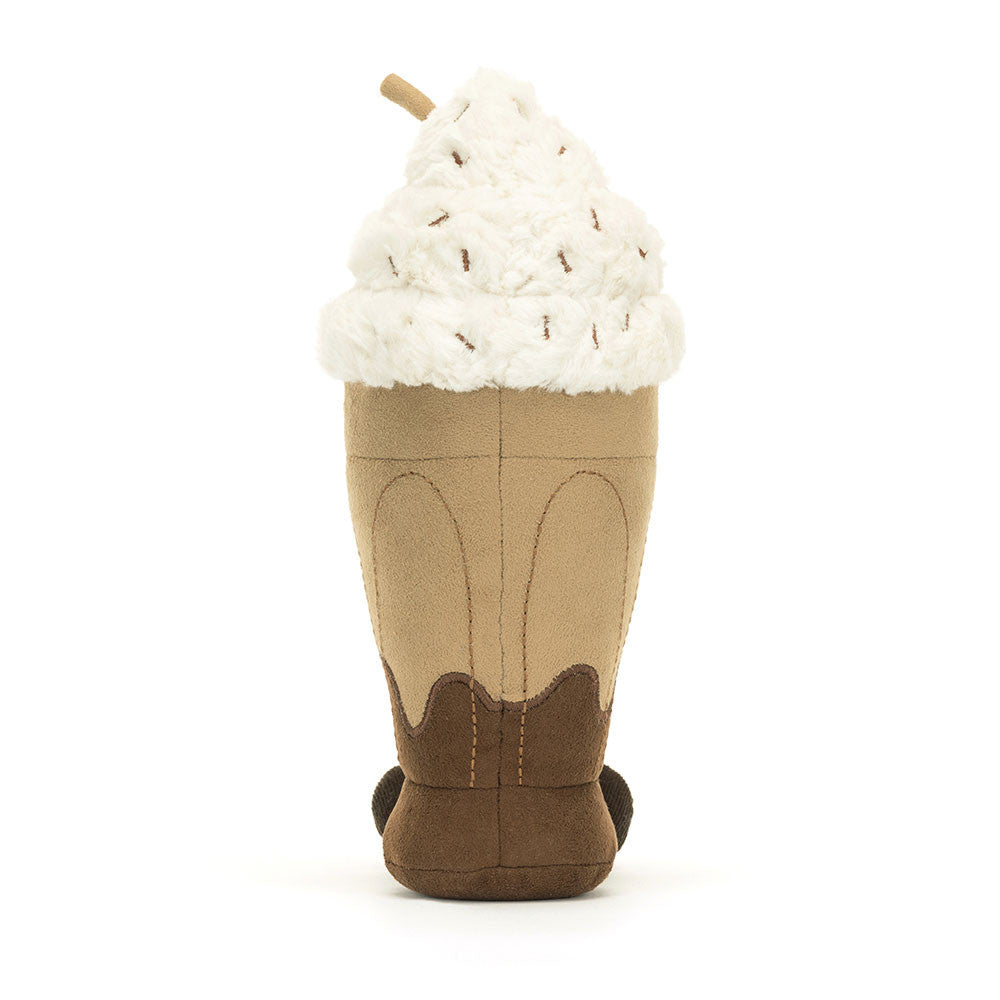 Jellycat Plüsch Shake Marin mit Schokolade 27 cm Kuscheltier in Milchshake-Form mit Sahne und Kirsche