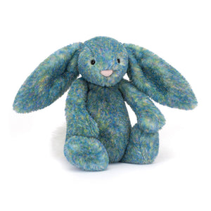 Jellycat Plüschkaninchen LUX – Azurblau 31 cm Kuscheltier mit langen Ohren und weichem Fell