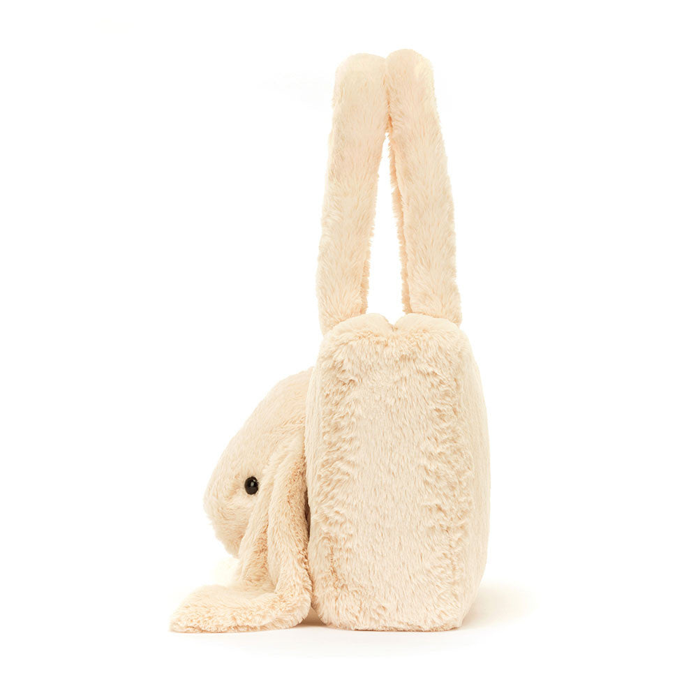Jellycat Plüschtasche – Süßes Häschen in Beige mit langen Ohren und kuscheligem Design