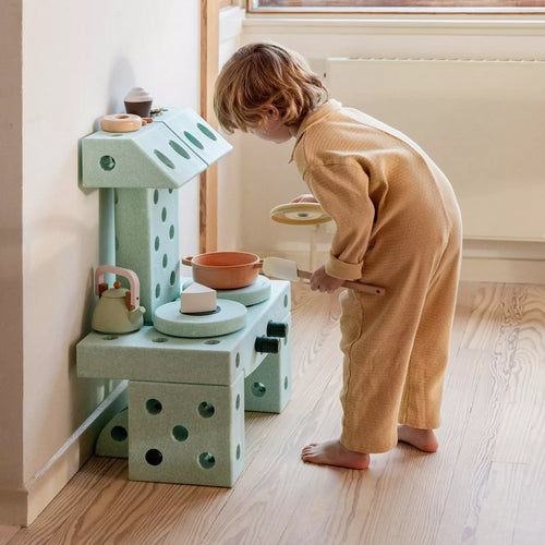 Kreative Bausteine zur Förderung der Grobmotorik Dreamer Set – mint 25 in 1 - Tublu.de