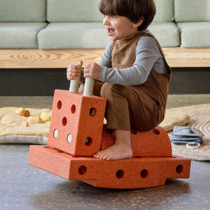 Kreative Bausteine zur Förderung der Grobmotorik Explorer Set – orange 15 in 1 - Tublu.de