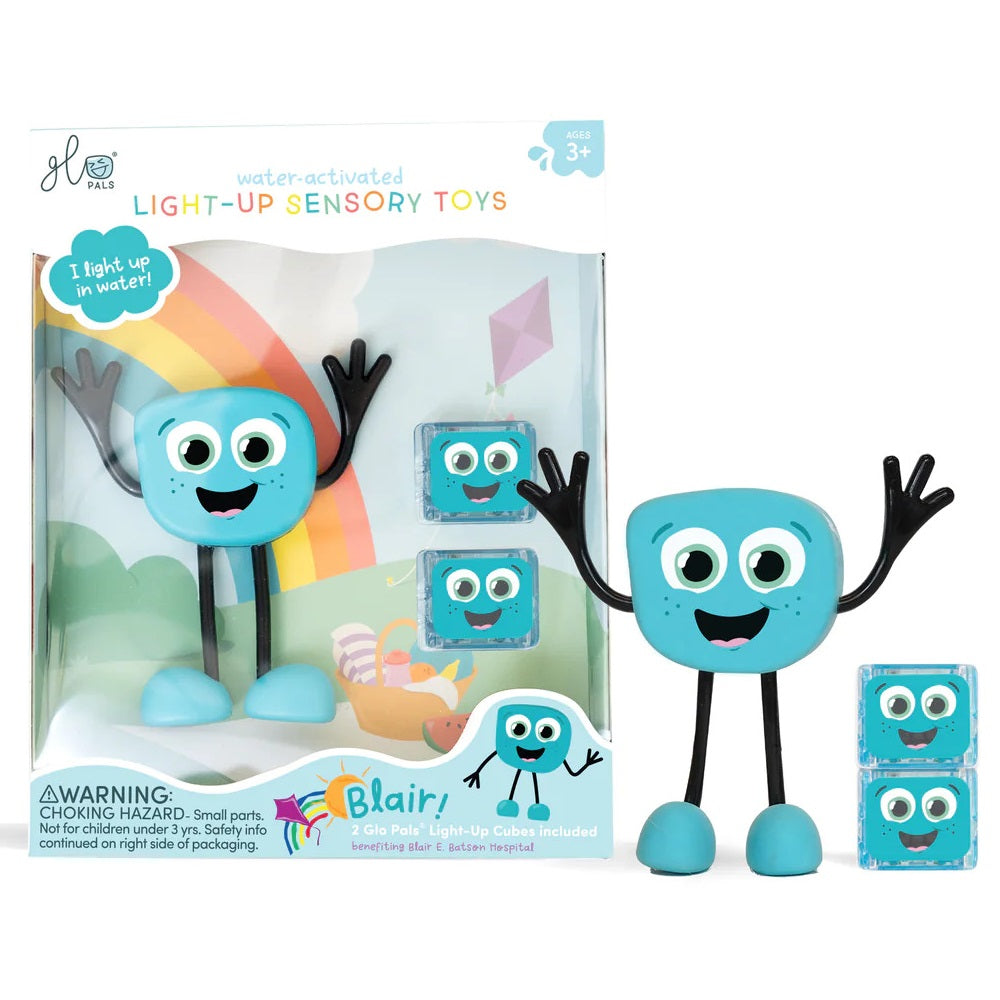 Badefigur Blair – Set mit zwei im Wasser leuchtenden Sensorikwürfeln - Tublu.de