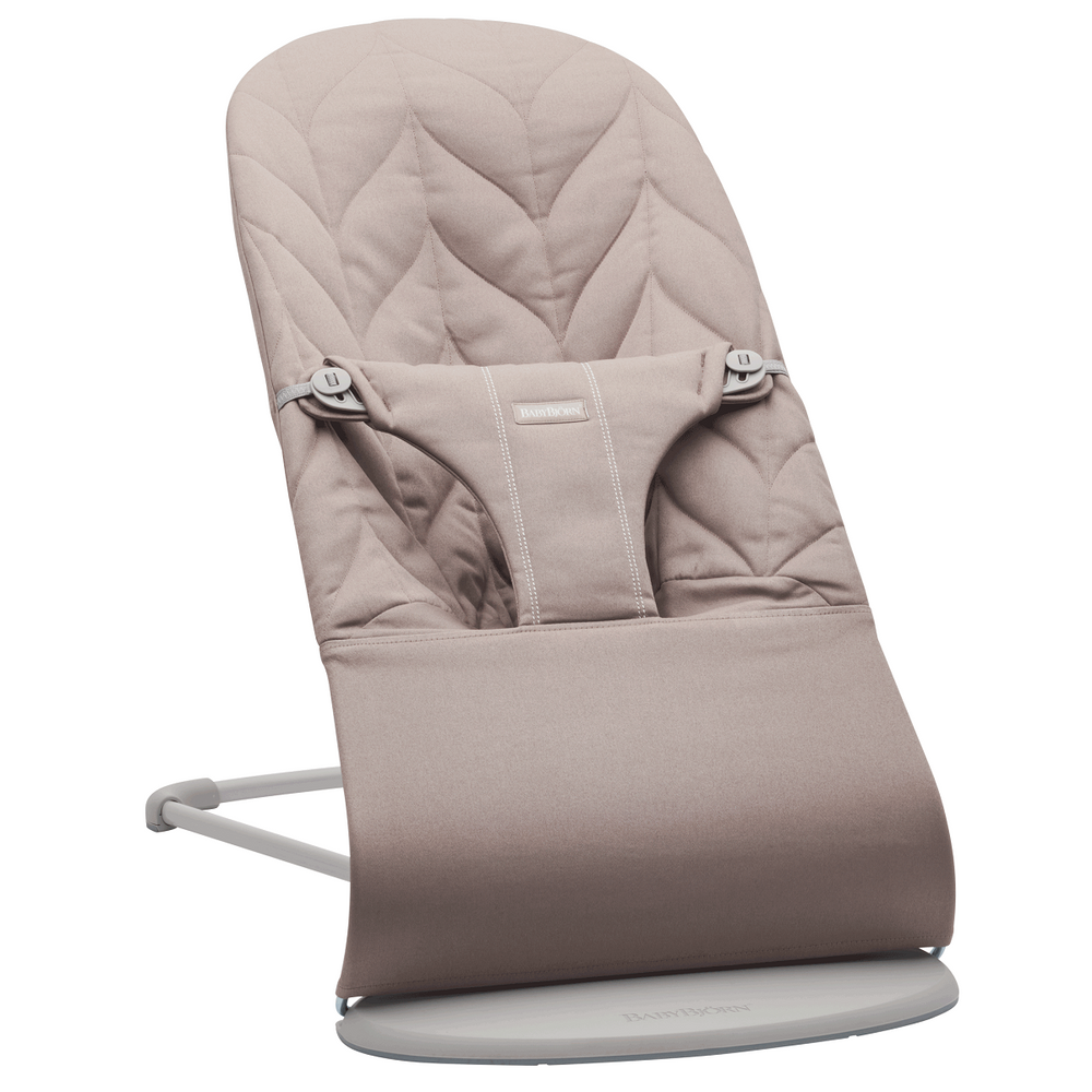 Babywippe BLISS WOVEN Petal Quilt – Sandgrau