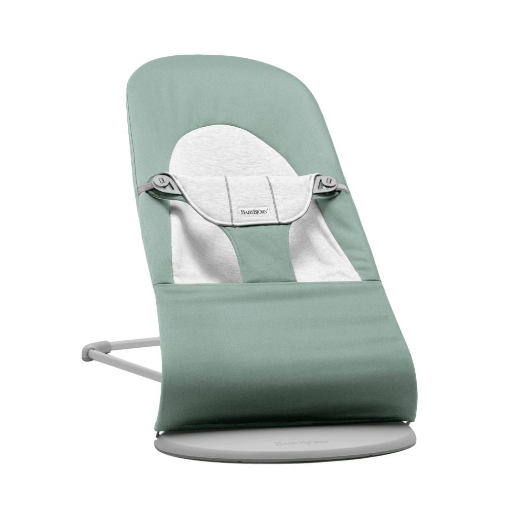 Babywippe BALANCE SOFT WOVEN/JERSEY – Hellgrau/Grau