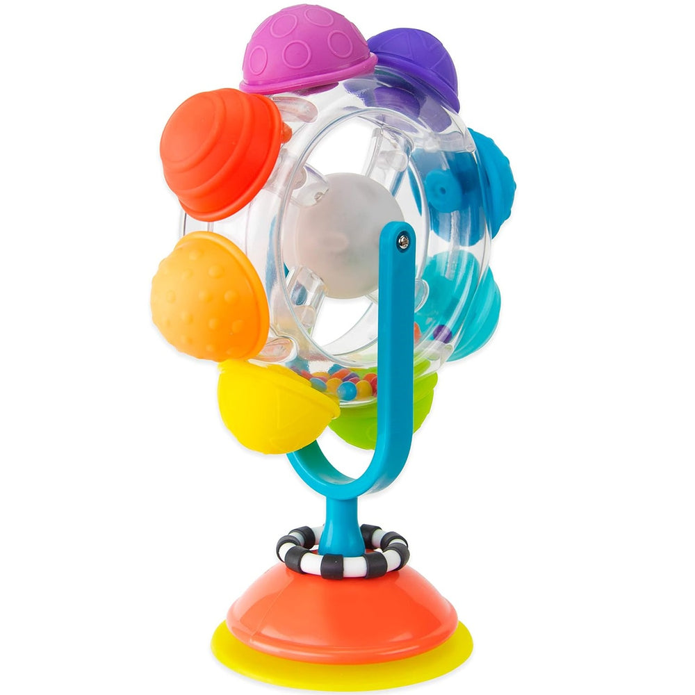 Leuchtende Drehscheibe – Regenbogen