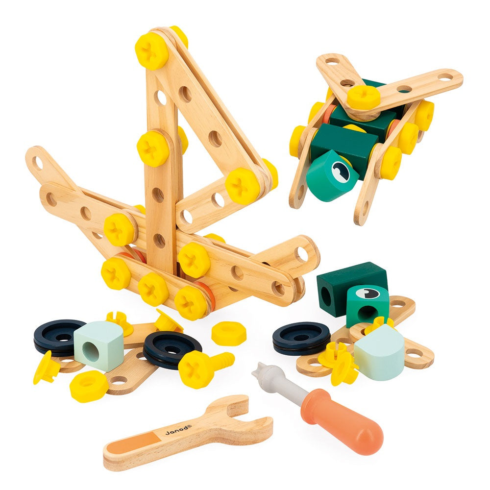 Bausatz mit 100 Teilen von Brico'kids