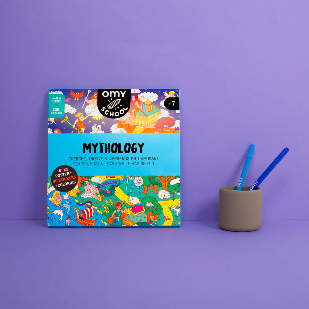 Poster mit Stickern SCHOOL – Mythologie - Tublu.de