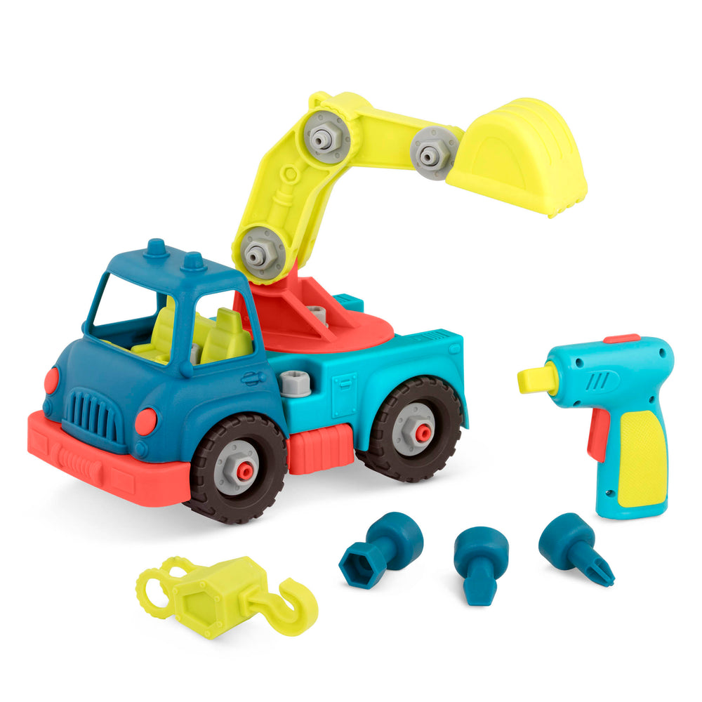Lkw zum Zusammenstecken mit batteriebetriebenem Bohrer - Tublu.de