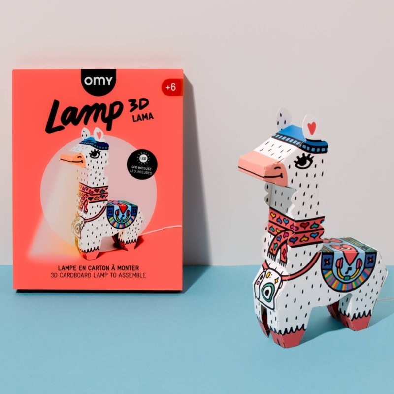 Kreativset DIY 3D-Lampe – Lama - Tublu.de