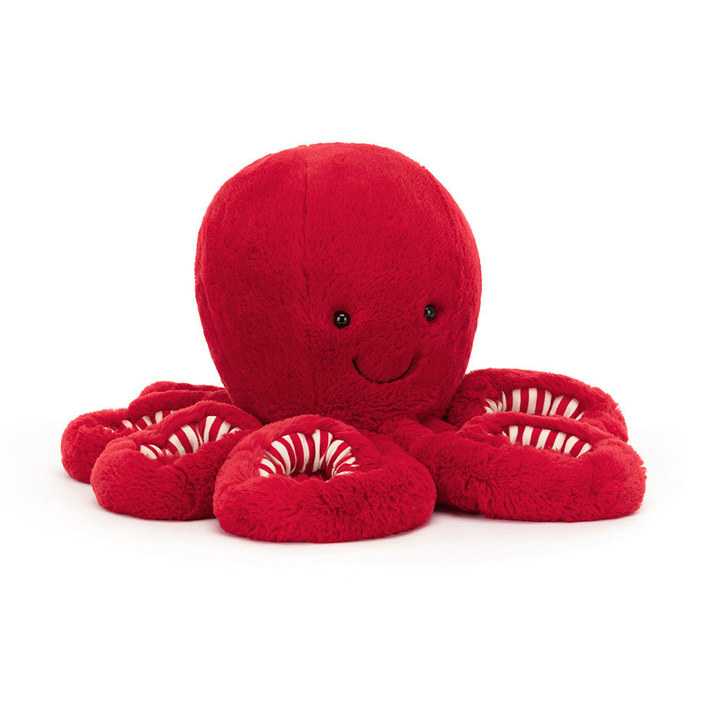 Plüsch-Oktopus – cranberry 27 cm - Tublu.de