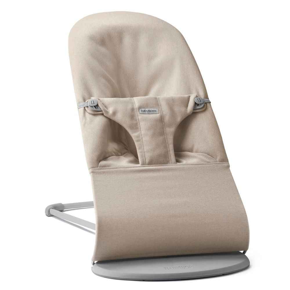 Leżaczek BABYBJORN BLISS WOVEN - Jasny Beż melanż