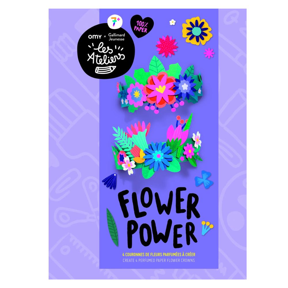 Kreativset OMY x Gallimard – Flower Power - Tublu.de