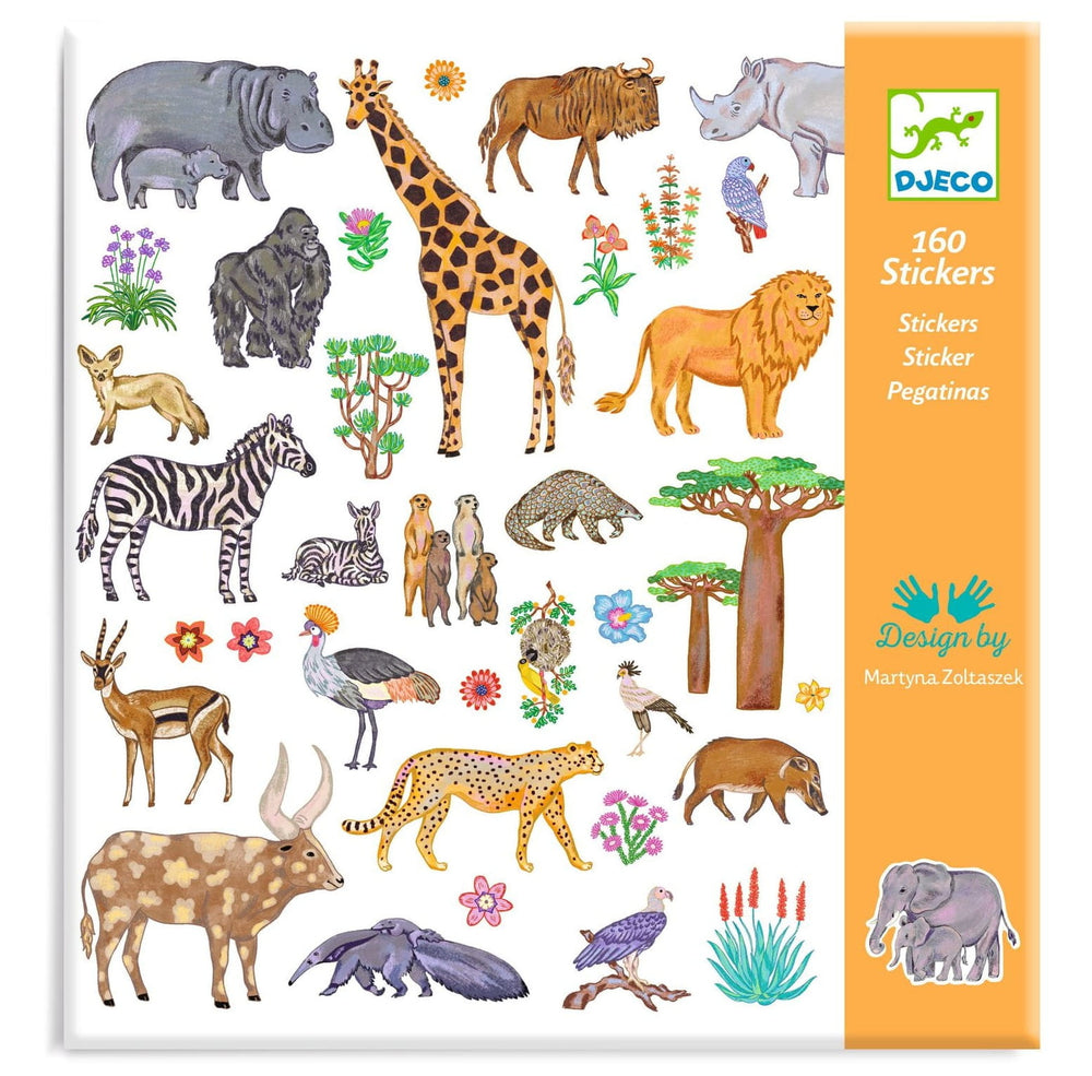 Stickerset 160 Stück – Kenia - Tublu.de